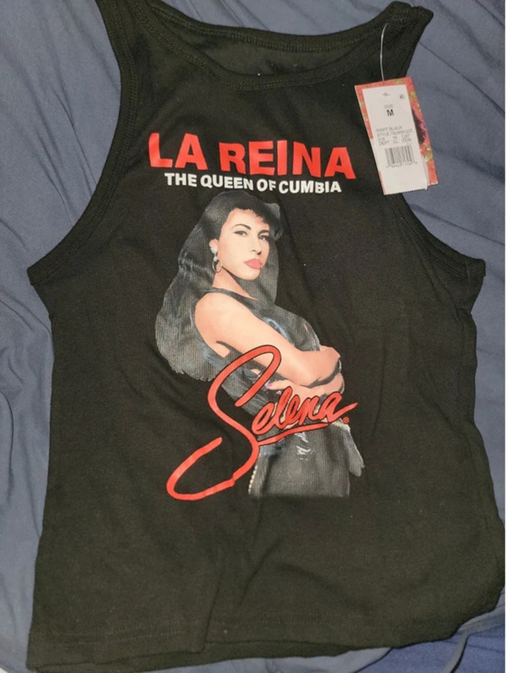Womens Selena La Reina tank top size M